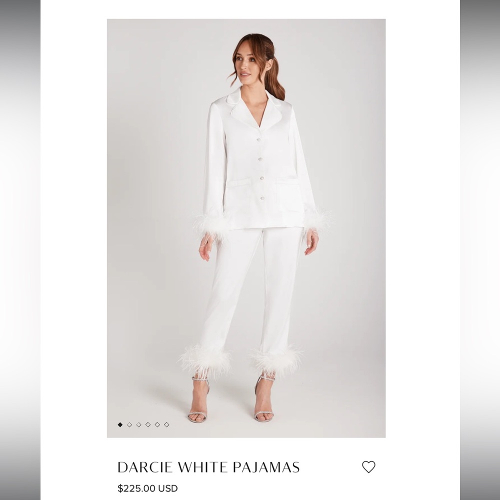 NADINE MERABI DARCIE WHITE PAJAMAS